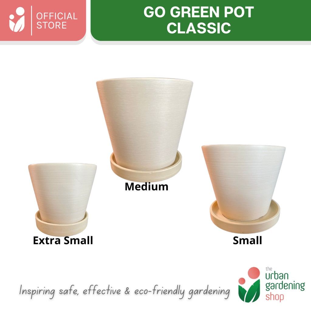 Go Green Eco-Friendly Garden Pots - Classic Design Small And Medium Sizes