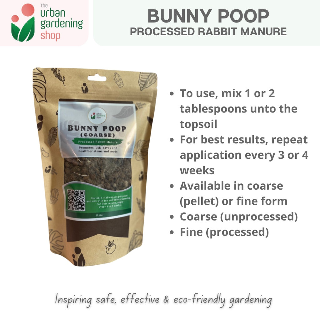 Bunny Poop - Processed and Dried Rabbit Manure 1 liter