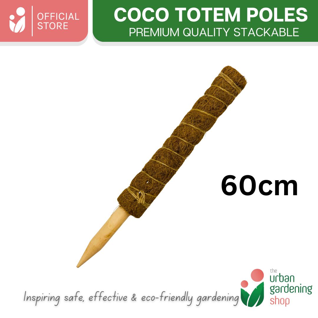 Premium Coco Fiber Totem Moss Pole| Stackable Plant Support