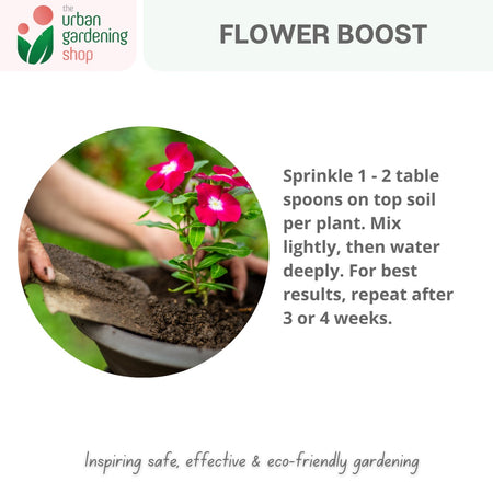 Flower Boost - All-Natural Soil Additive for Garden Soils and Potting Mix