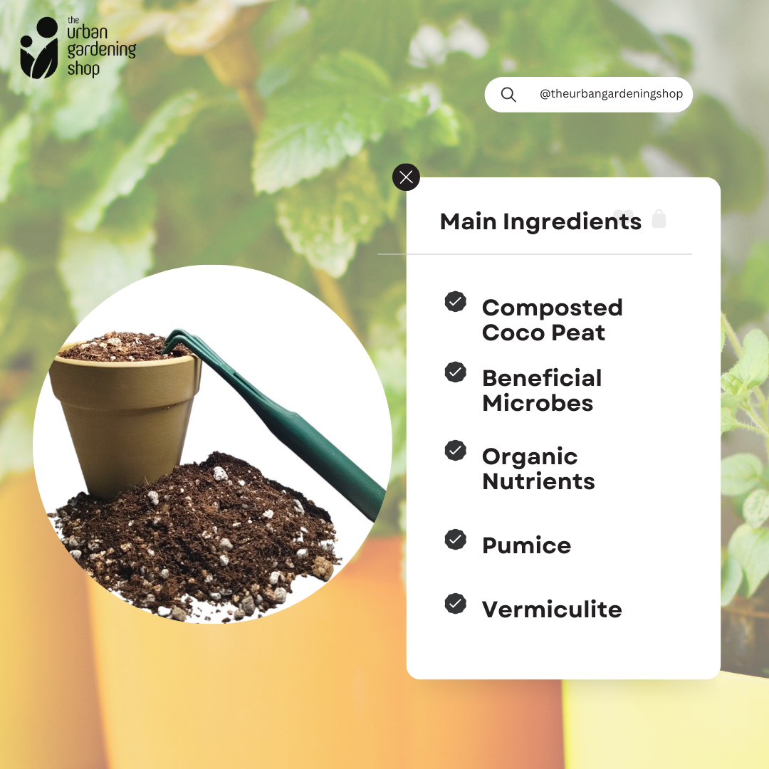 8-Liter Outdoor Potting Mix -Soilless Mix For All-Weather Outdoor Gardening