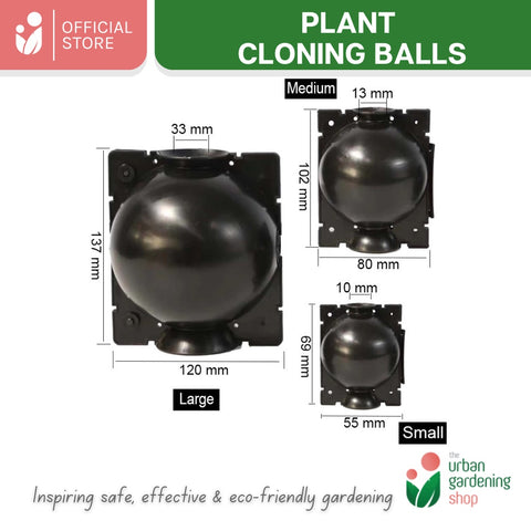 High Pressure Plant Propagation/ Cloning Balls for Grafting - Small, Medium, Large