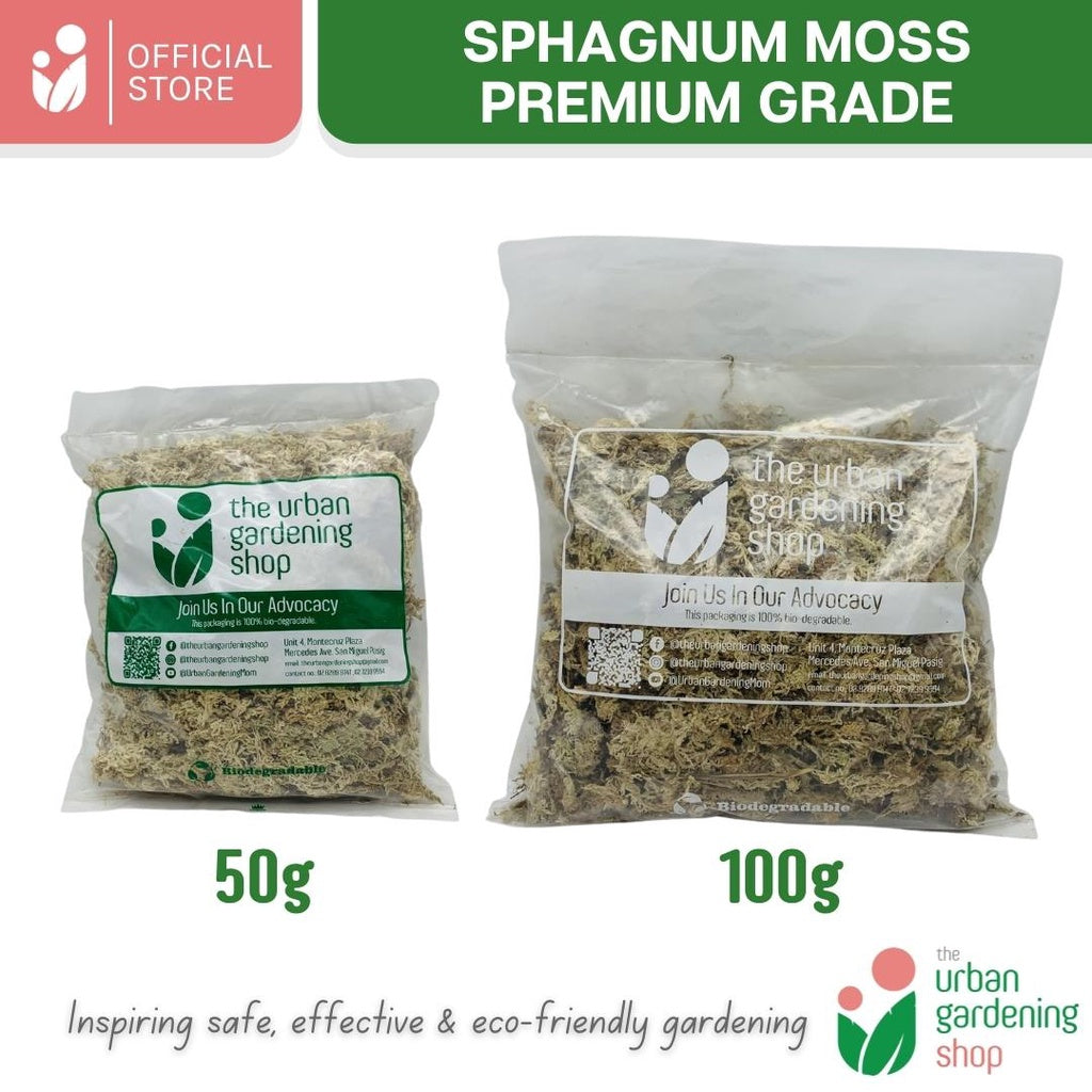 SPHAGNUM MOSS - High Quality Moss - Best for Orchids and Pet Bedding – The  Urban Gardening Shop