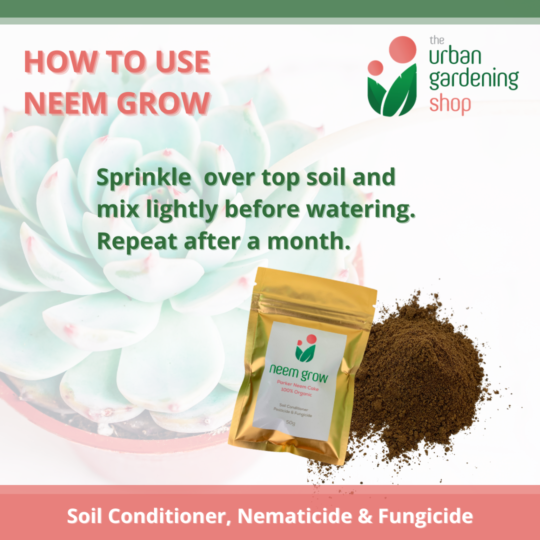 NEEM GROW - Pure Neem Cake Powder – All-Natural Soil Additive derived from Neem Cake