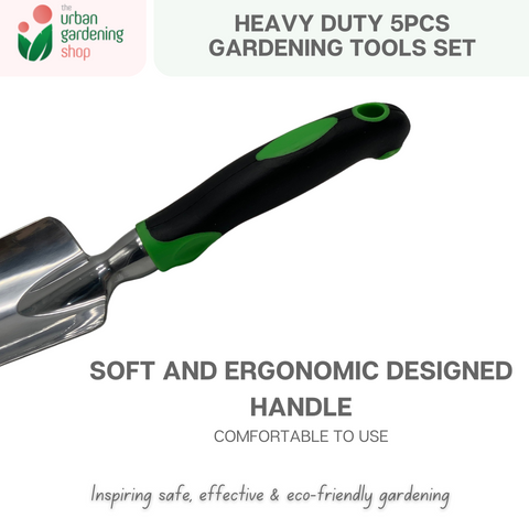5-in-1 Heavy Duty Gardening Tools Set|  Made of Premium Aluminum Alloy