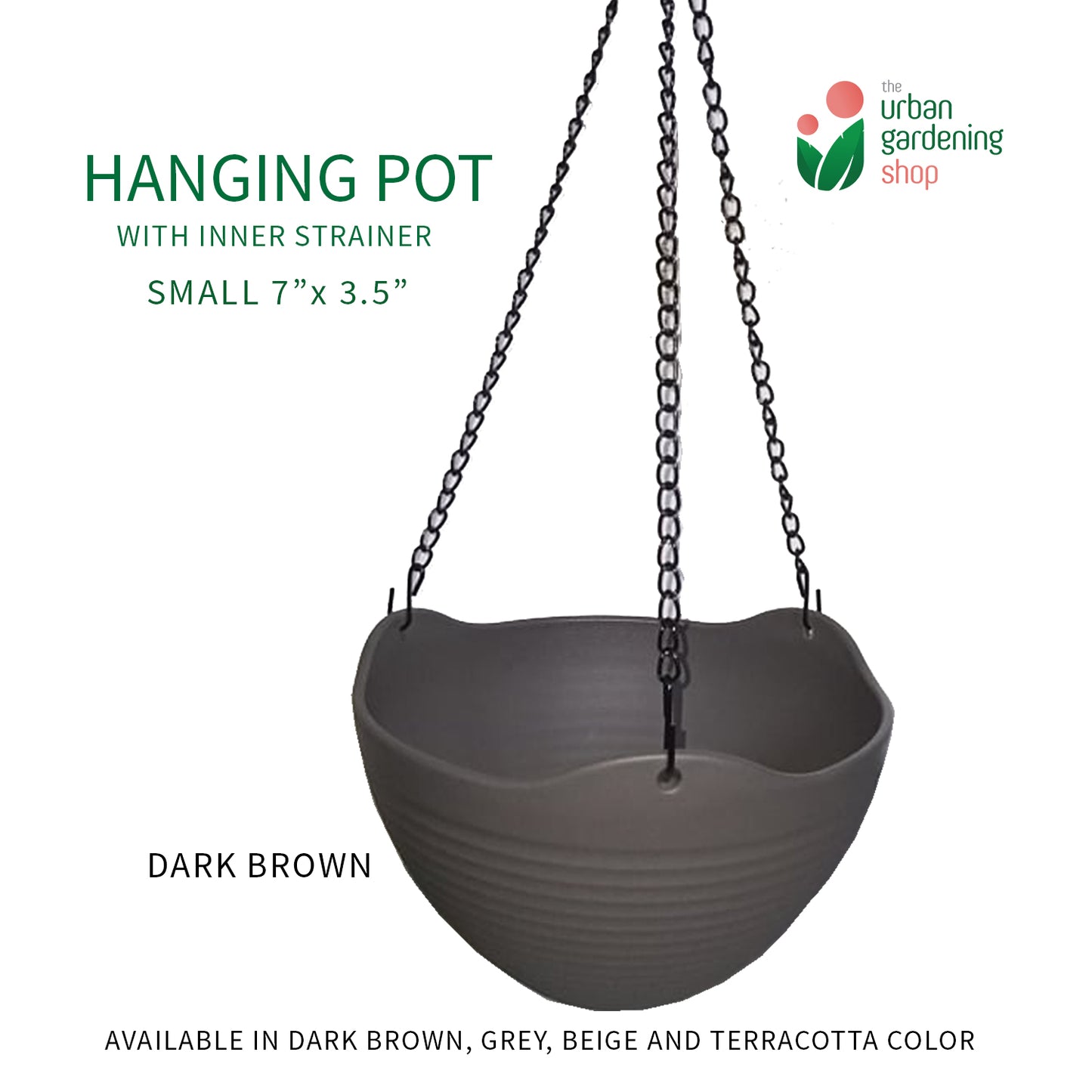 HANGING PLANT POTS - Stylish, Heavy Duty and High Quality for Indoor and Outdoor Use