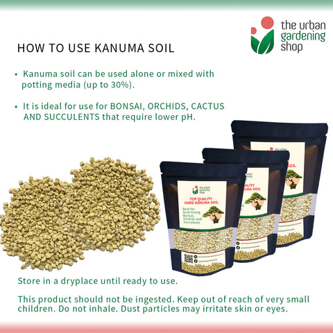 KANUMA SOIL - Top Quality Bonsai Soil for Potted Plants Bonsai and Succulents