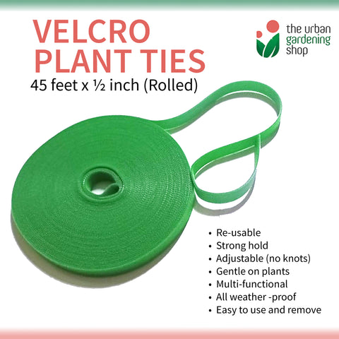 RE-USABLE PLANT TIES – Multi-purpose Velcro Material and Re-usable
