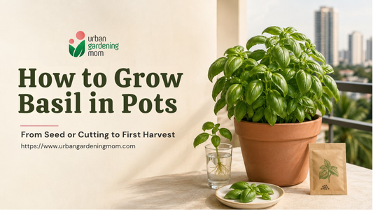 Grow Basil in Pots: From Seed or Cutting to First Harvest