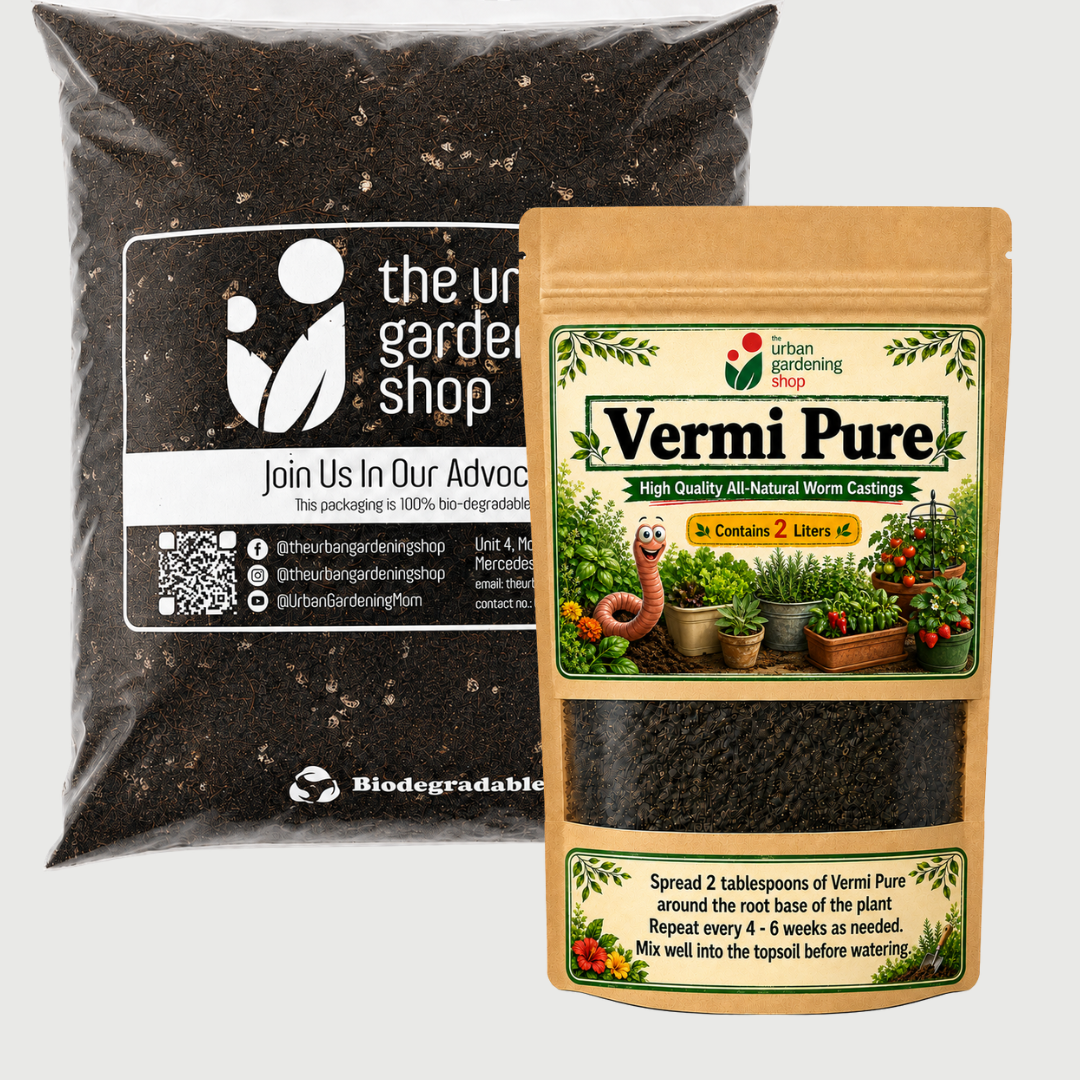 8-liter SOIL-LESS POTTING MIX FOR ALL PURPOSE   Soil-less Potting Mix (Better than Loam Soil) Plus Choice of Rabbit Manure, Chicken Manure or Worm Castings