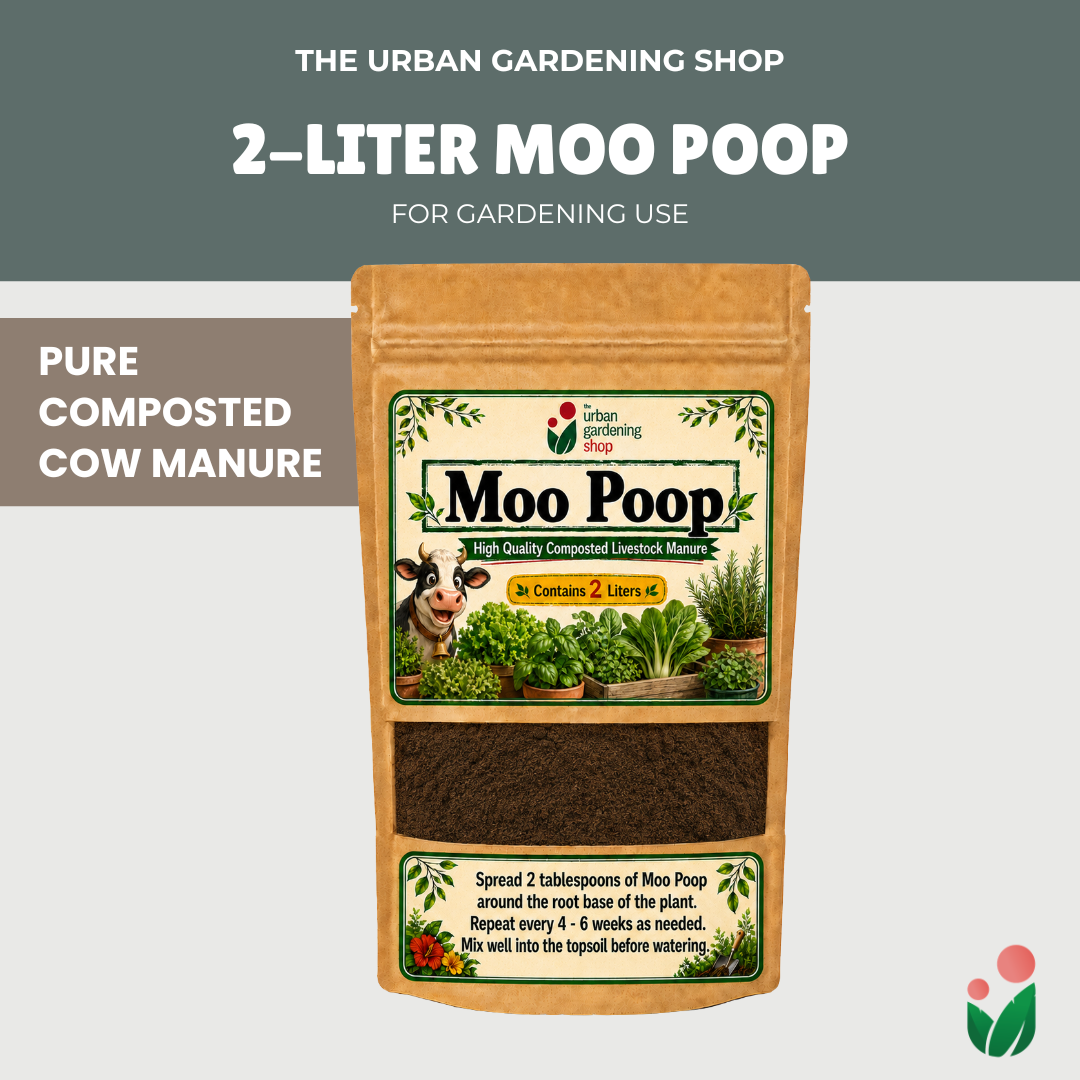 Moo Poop Composted Cow Manure 2L Soil Conditioner for Plants, Vegetables, Herbs & Garden Soil