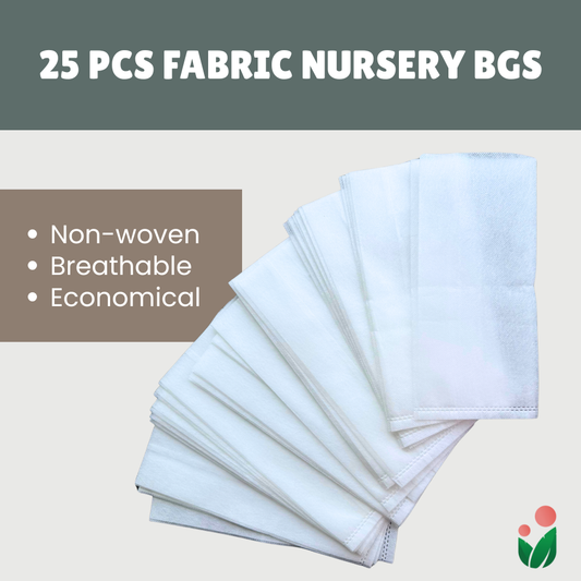 25 pcs Non Woven Fabric Seedling Nursery Pots