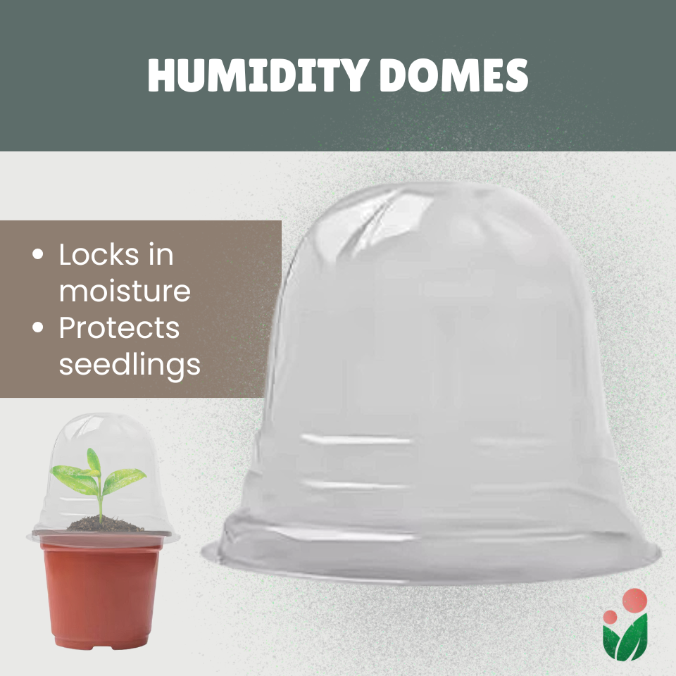 Seedling Humidity Domes with FREE Plant Starting Pots