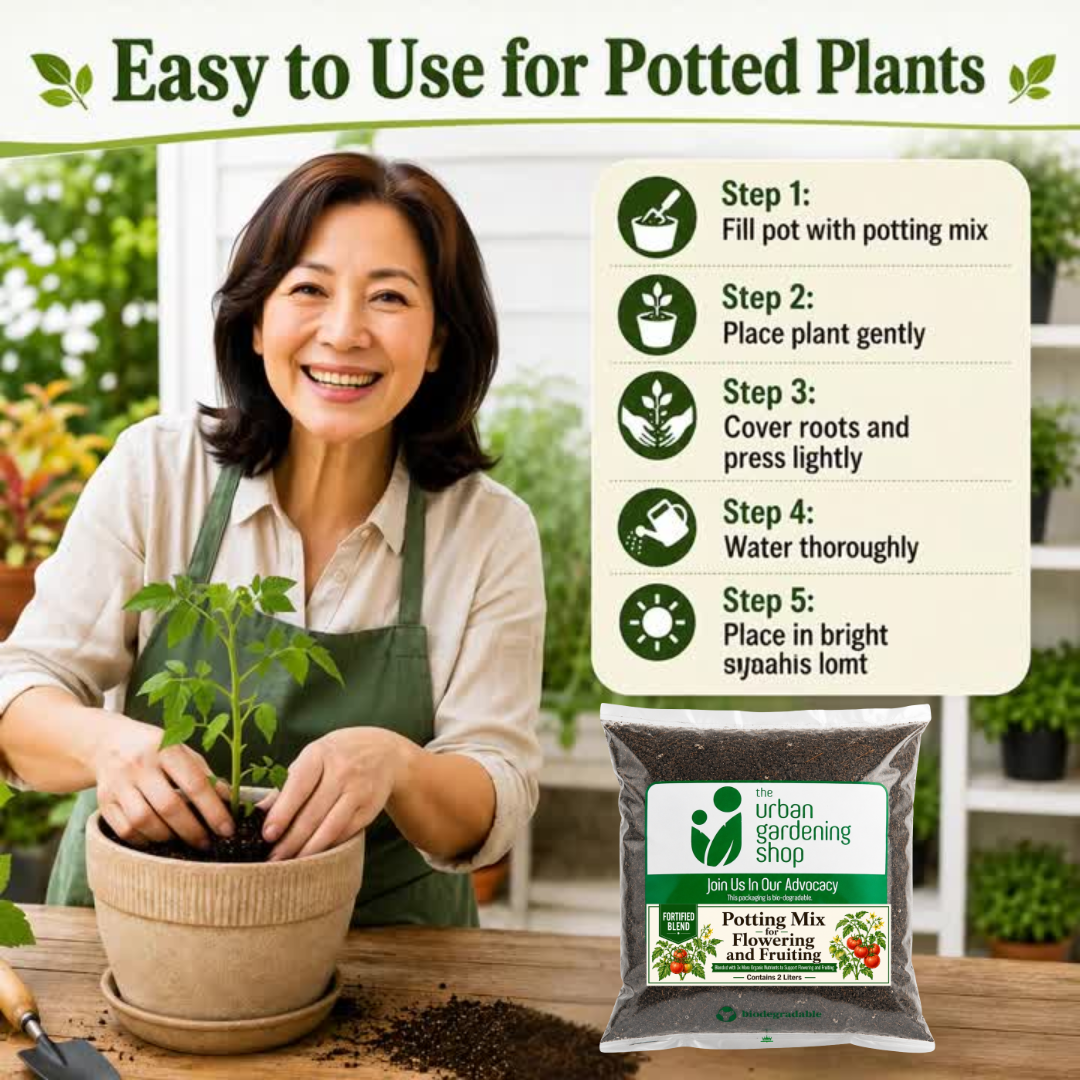 Soilless Potting Mix [Fortified Mix] For Flowering and Fruiting