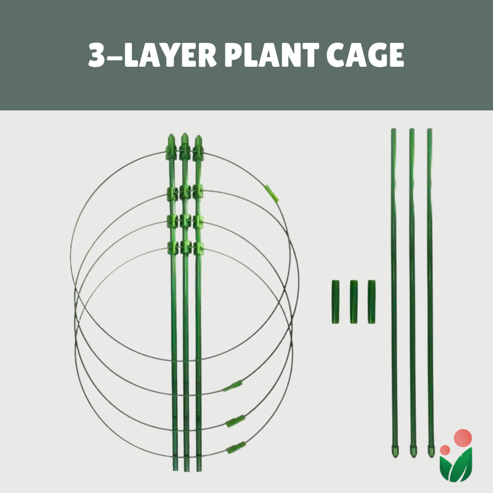 3-layer Plant Cage Support (Ideal for Tomatoes and Vining Plants)