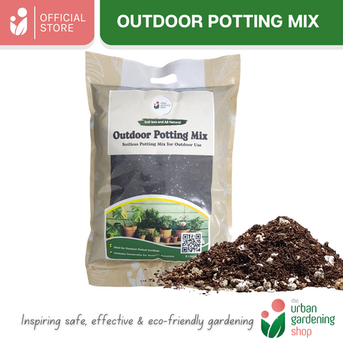 8-Liter Outdoor Potting Mix -Soilless Mix For All-Weather Outdoor Gardening