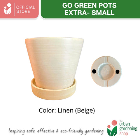 Go Green Eco-Friendly Garden Pots - Classic Design Small And Medium Sizes