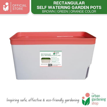 RECTANGULAR SELF- WATERING PLASTIC POTS