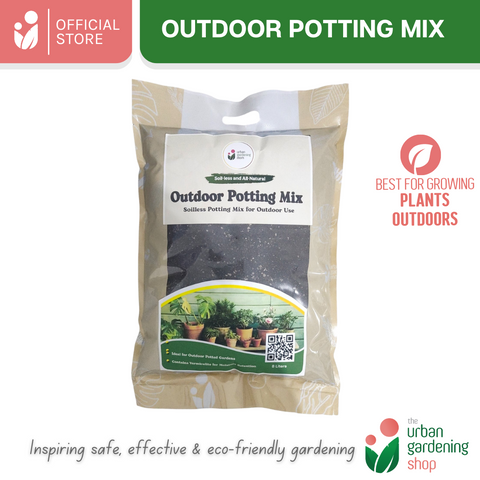 8-Liter Outdoor Potting Mix -Soilless Mix For All-Weather Outdoor Gardening