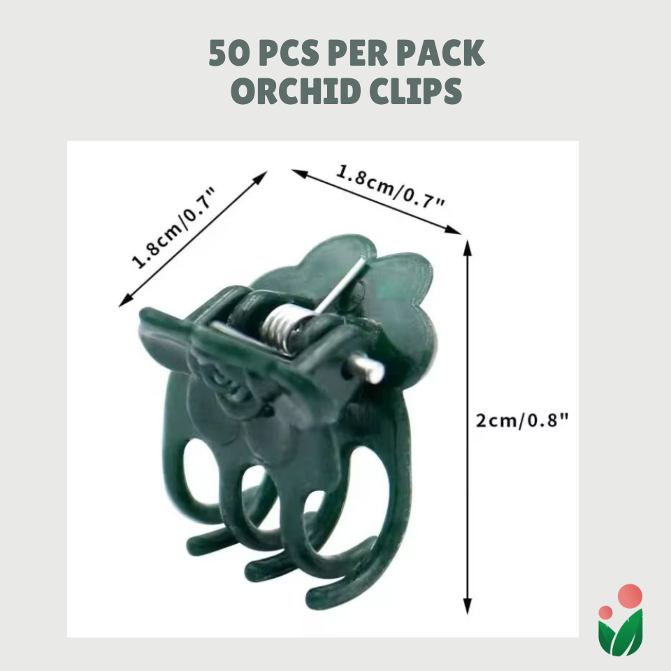50- pieces Multipurpose Orchid Clips for Stem Support