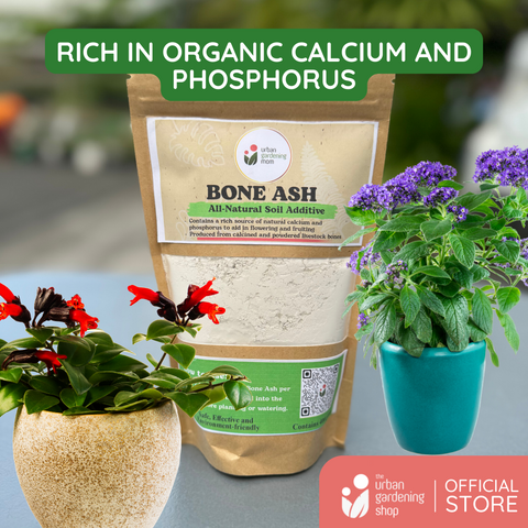 Bone Ash  - All Natural Garden Soil Additive Derived from Calcined Livestock Bones Containing a Rich Source of Calcium and Phosphorus