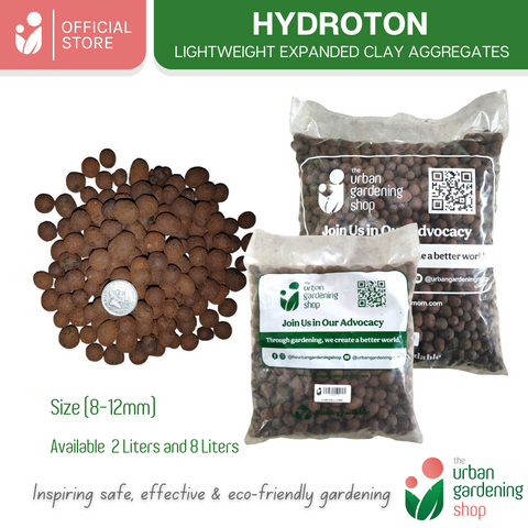 HYDROTON (Premium Quality)-  Lightweight Expanded Clay Aggregate  for Hydroponics and Soil Amendment