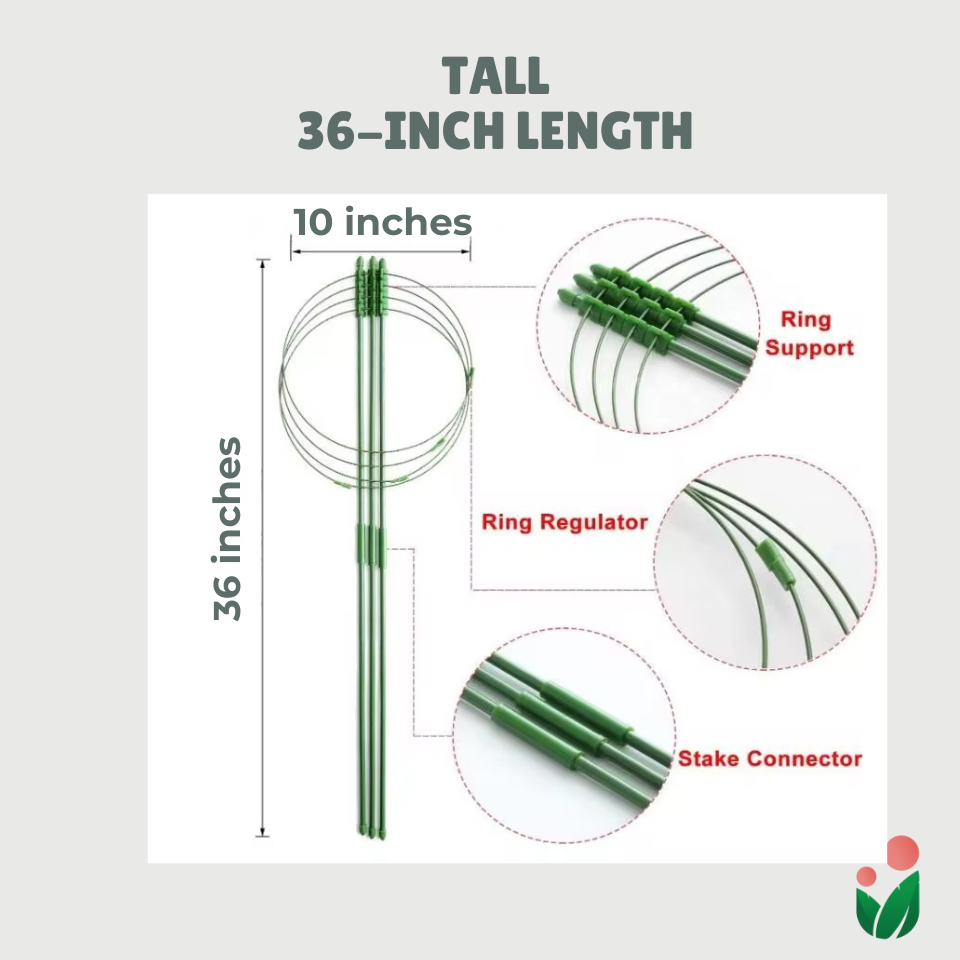 3-layer Plant Cage Support (Ideal for Tomatoes and Vining Plants)