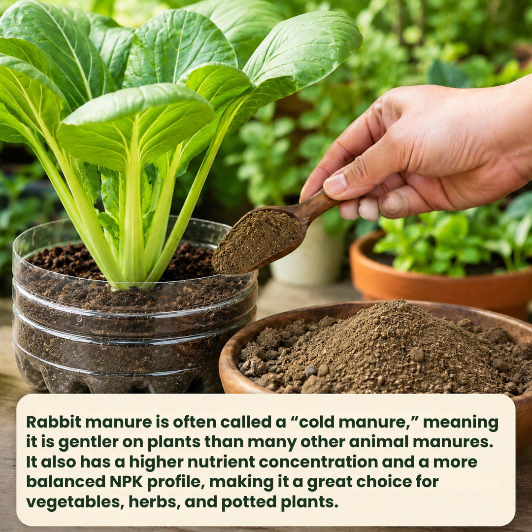 Bunny Poop Dried Rabbit Manure 2L | All Natural  Chemical Free Non Toxic Soil Amendment and Organic Plant Nutrient for All Types of Plants including Herbs, Vegetables, Ornamental Plants, Succulents and Tropical Houseplants