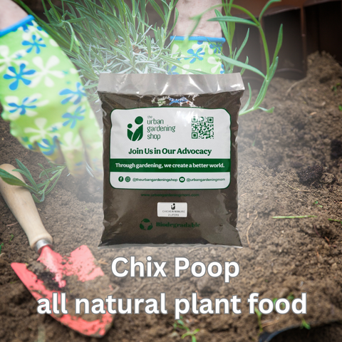 CHIX POOP   - All-Natural and Processed Soil Conditioner and Plant Food made from Chicken Manure