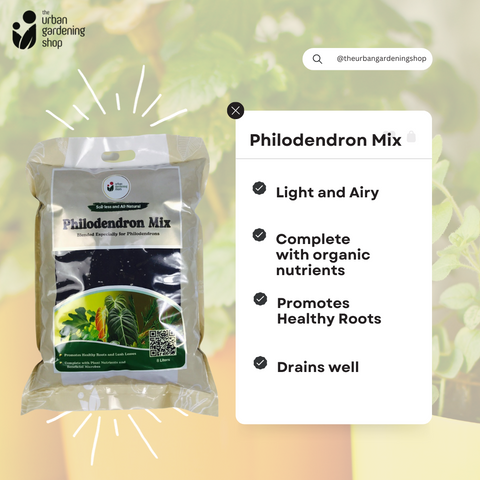 8-liter Philodendron Mix - Soilless Potting Mix For Philodendron Plants