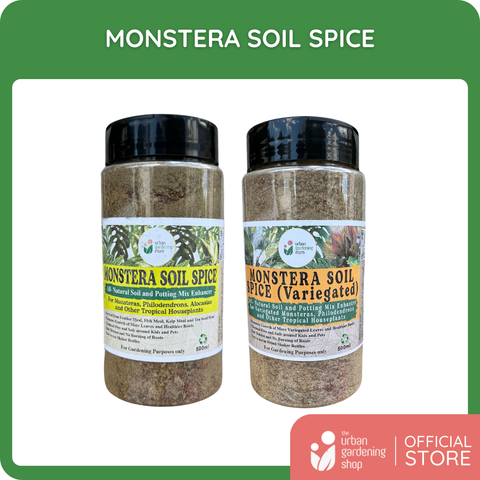 Monstera Soil Spice - All Natural Soil Additive and Plant Food for Monstera, Philodendron and other Tropical Houseplants