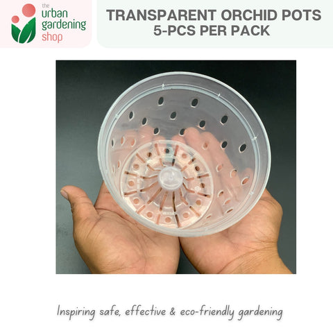 Transparent Orchid Pot - Quality Pots to Promote Root Air Circulation