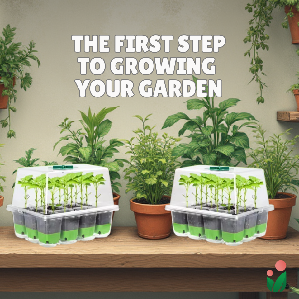 12-cell Premium Silicon Seed Starter Tray