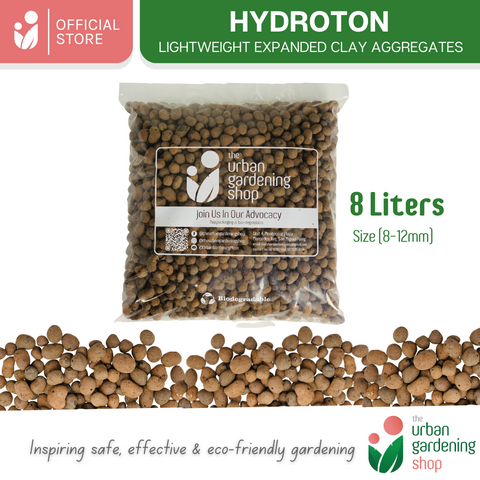 HYDROTON (Premium Quality)-  Lightweight Expanded Clay Aggregate  for Hydroponics and Soil Amendment