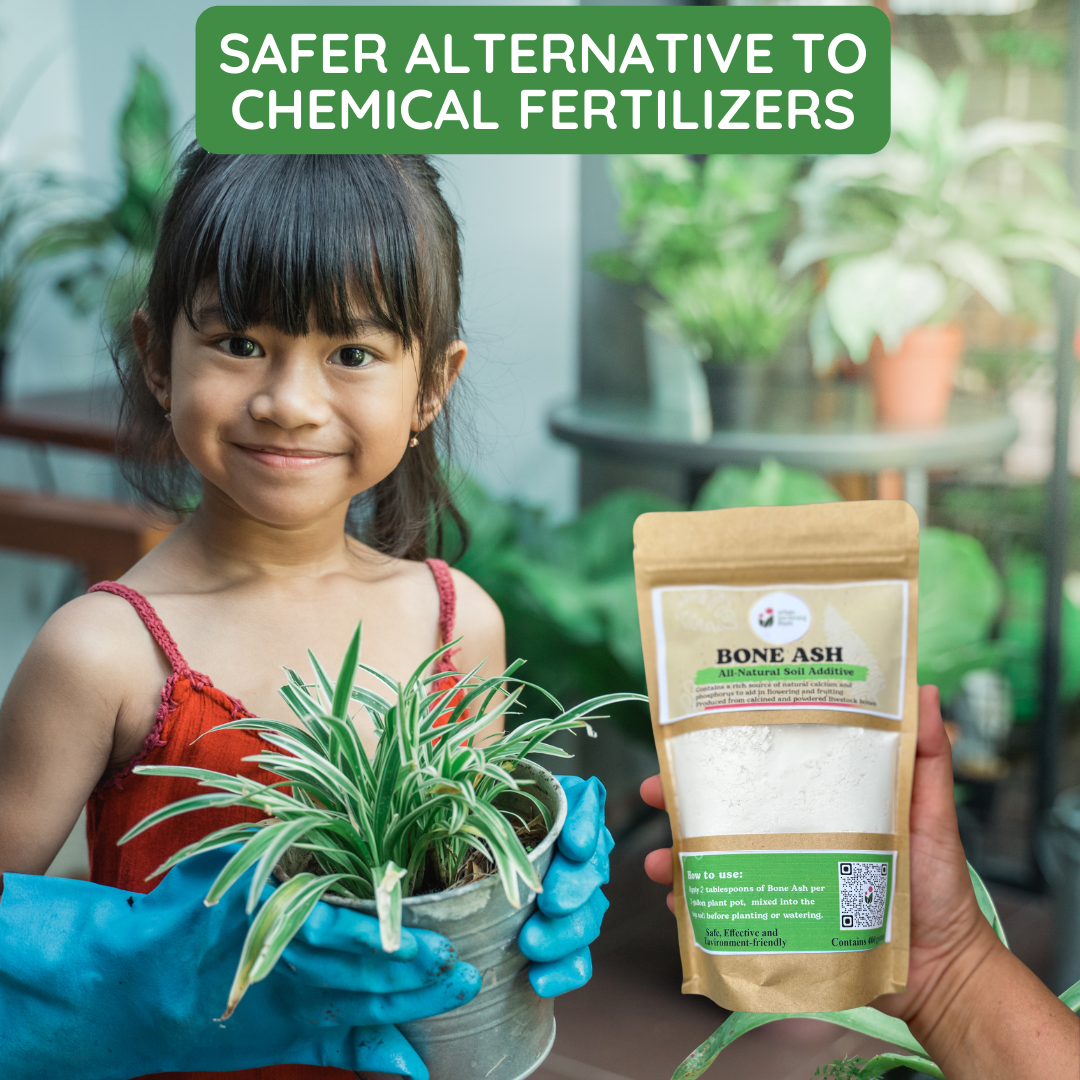 Bone Ash  - All Natural Garden Soil Additive Derived from Calcined Livestock Bones Containing a Rich Source of Calcium and Phosphorus