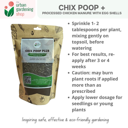 Chix Poop Plus  - Processed Chicken Manure with Egg Shells