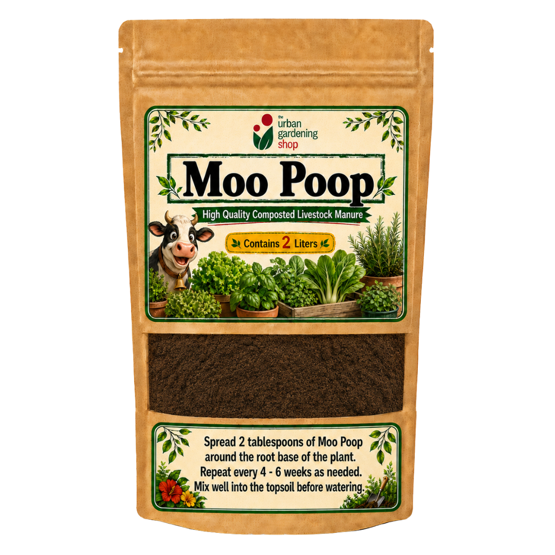 Moo Poop Composted Cow Manure 2L Soil Conditioner for Plants, Vegetables, Herbs & Garden Soil