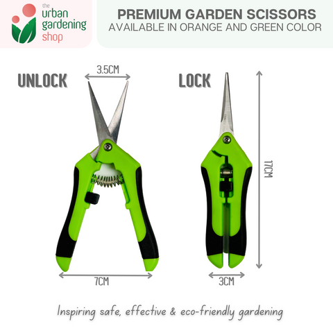 Pointed Pruning Shears For Pruning, Cutting and Trimming Leaves and Stems