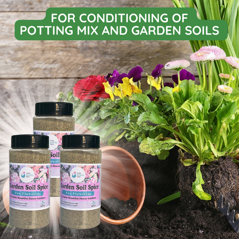 Garden Soil Spice for Flowering - All Natural Garden Soil Additive for Flowering and Fruiting Plants