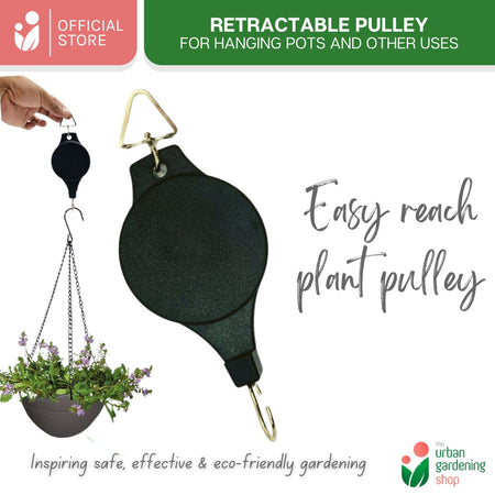 RETRACTABLE PLANT PULLEY for Hanging Plants