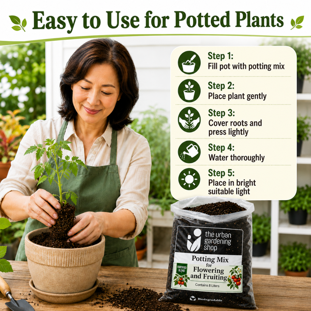 Soilless Potting Mix [Fortified Mix] For Flowering and Fruiting