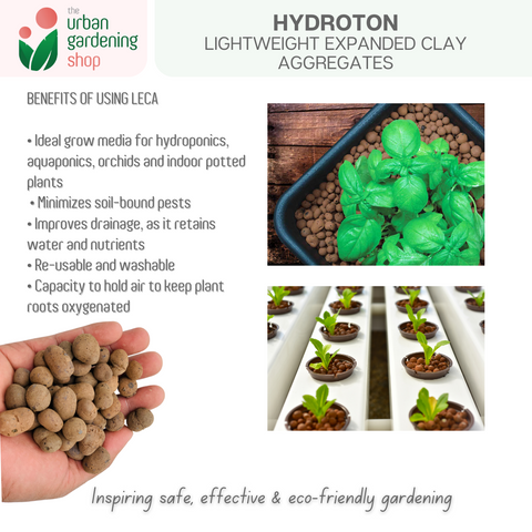 HYDROTON (Premium Quality)-  Lightweight Expanded Clay Aggregate  for Hydroponics and Soil Amendment