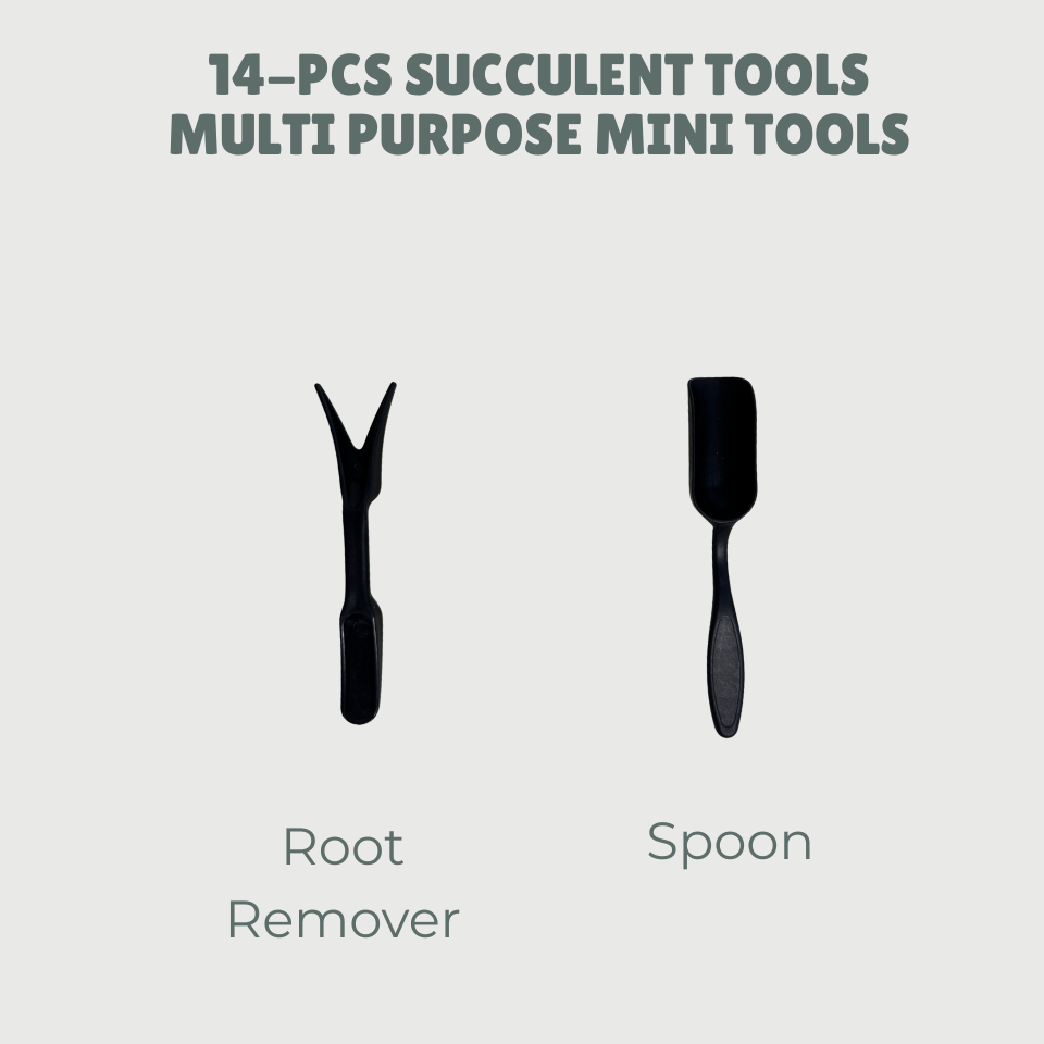 14- pcs Succulent Tools (Premium Black)