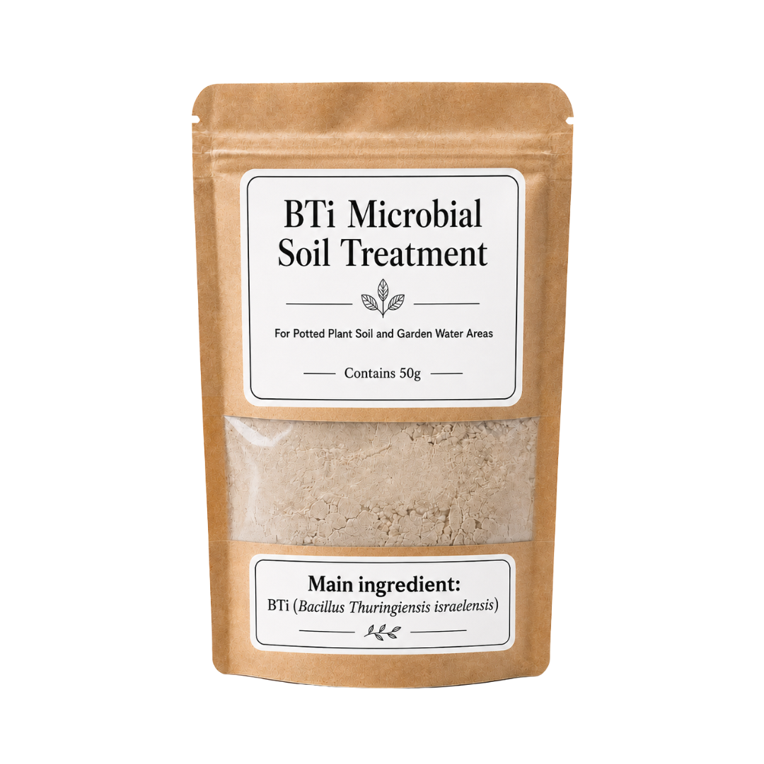 2L Soilless Potting Mix  [Plus BTi Microbial Soil Treatment Bundle] | Mosquito Larvae| Fungus Gnats|