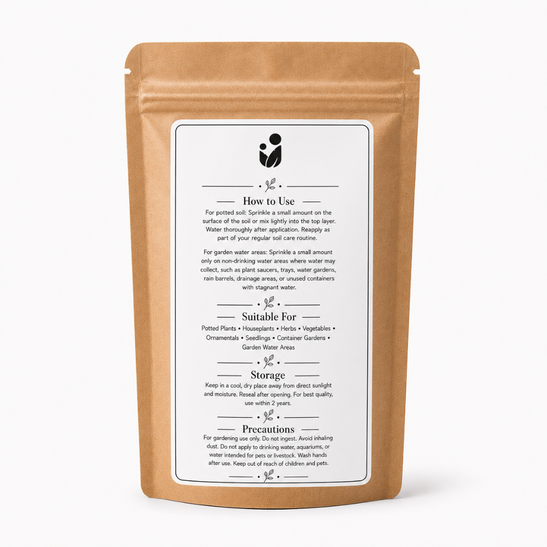 2L Soilless Potting Mix  [Plus BTi Microbial Soil Treatment Bundle] | Mosquito Larvae| Fungus Gnats|