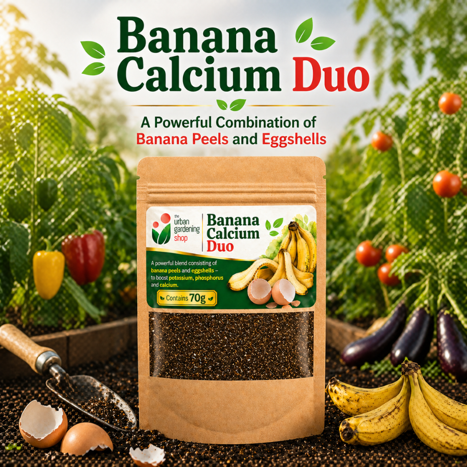 Ground Banana Peel Powder [Banana Bloom Booster + Banana Calcium Duo]  - An All- Natural Alternative to Chemical Fertilizer | A Natural Plant Booster - to Aid Plants in Flowering and Fruiting and for Root Strength 🌱