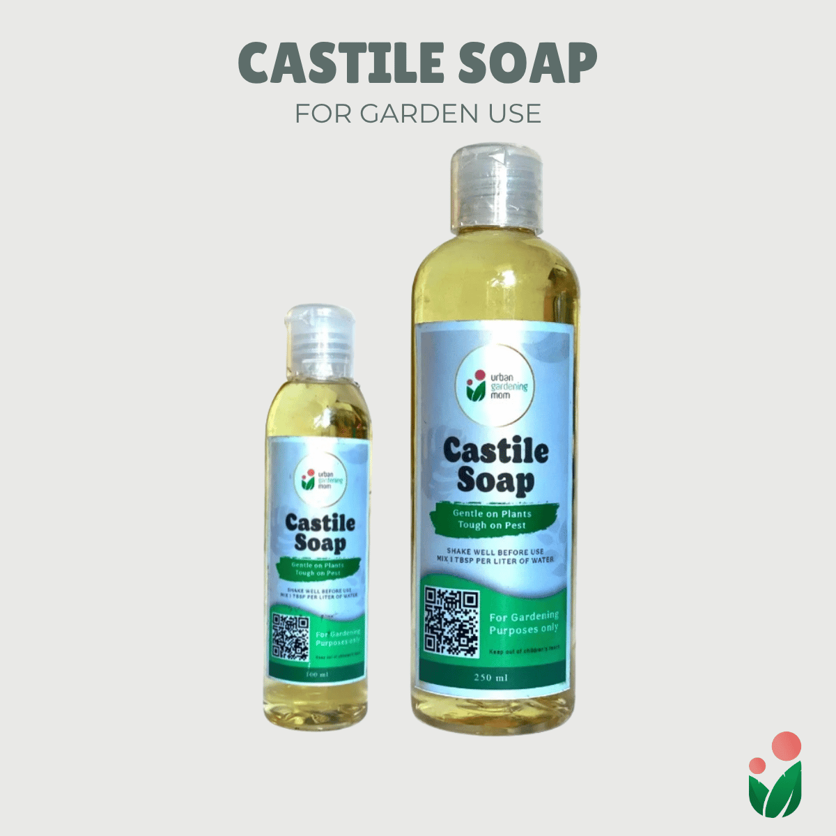 LIQUID CASTILE SOAP  Organic Pesticide, Safe, Environment-friendly and Non-toxic Pest Control for the Garden