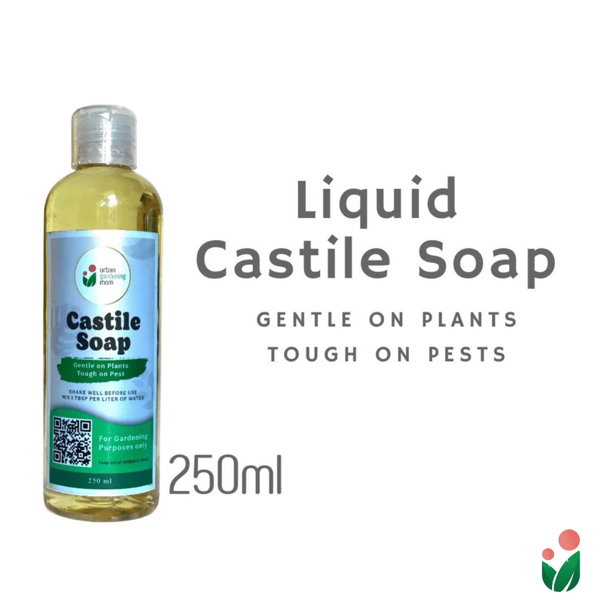 LIQUID CASTILE SOAP  Organic Pesticide, Safe, Environment-friendly and Non-toxic Pest Control for the Garden