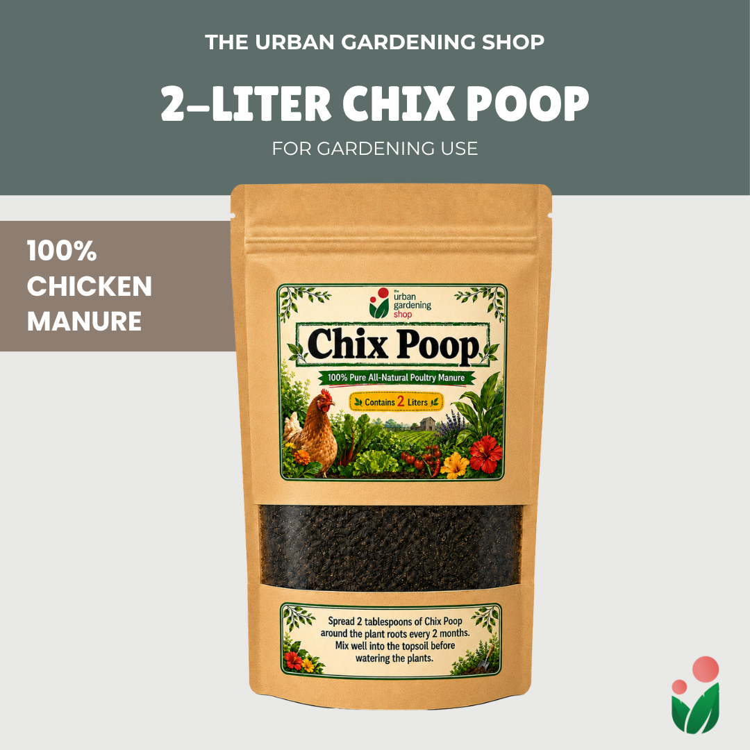 Chix Poop - Composted Chicken Manure 2L| Soil Amendment| Organic Plant Booster | Home Gardening Safe