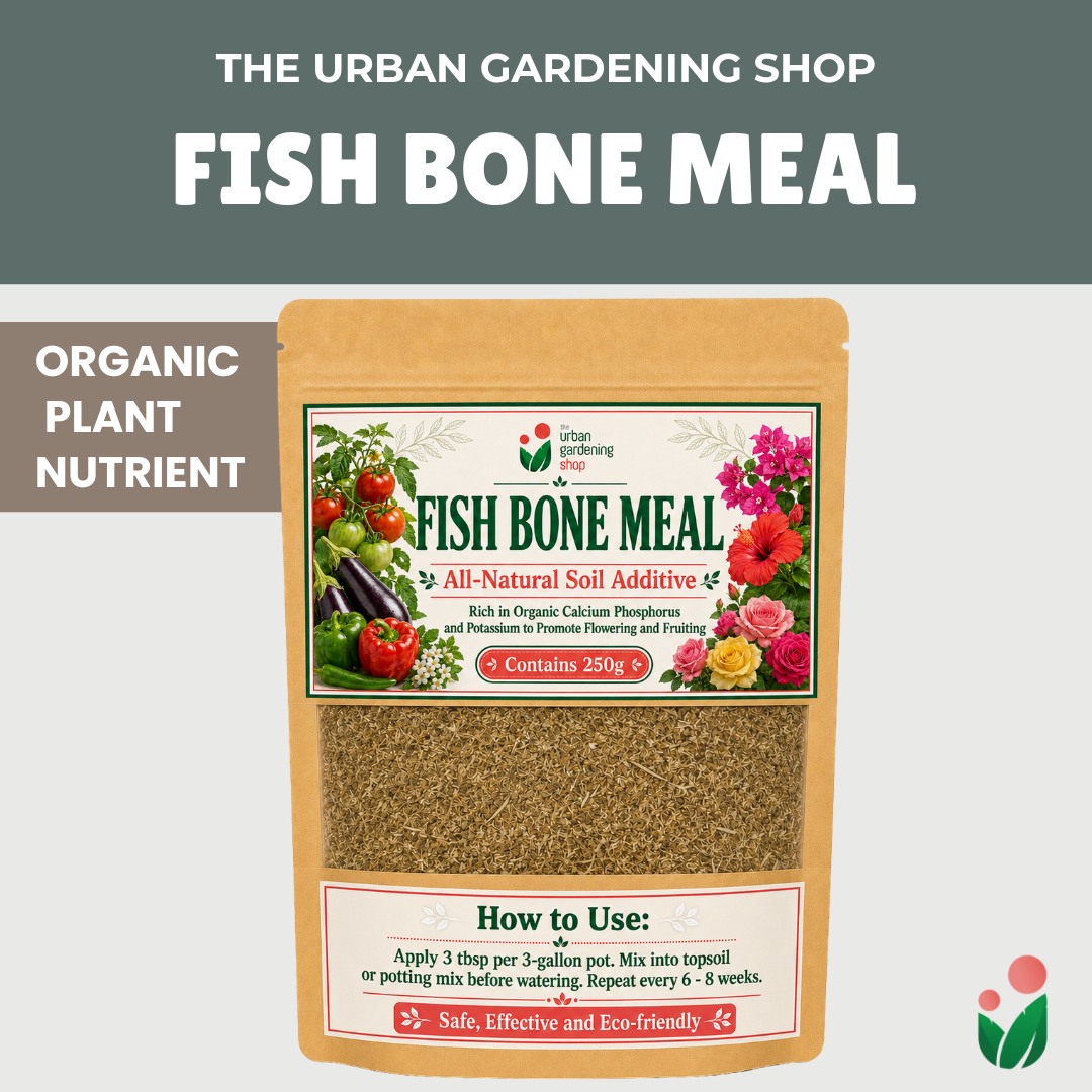 Fish Bone Meal - All-Natural Soil Additive Rich in Phosphorus and Calcium For Flowering, & Fruiting